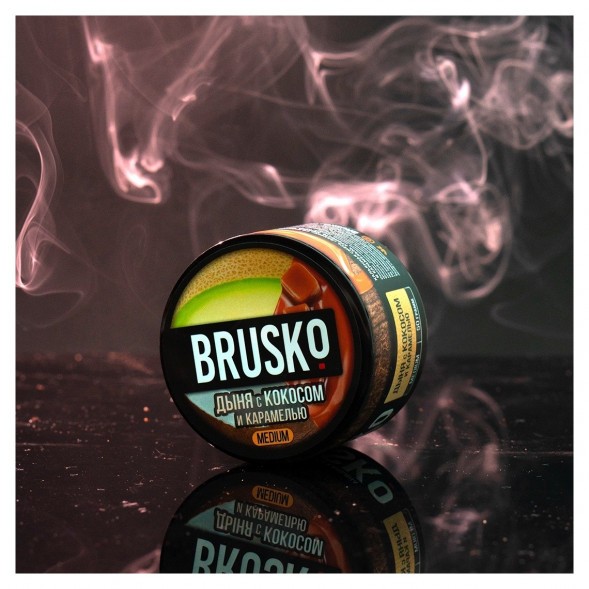 Смесь Brusko Medium - Дыня с Кокосом и Карамелью (50 грамм) купить в Екатеринбурге