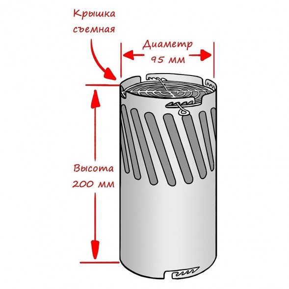 Защитная сетка-ветровик ESS (2 в 1) купить в Екатеринбурге