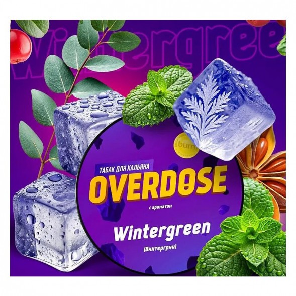 Табак Overdose - Wintergreen (Винтергрин, 100 грамм) купить в Екатеринбурге