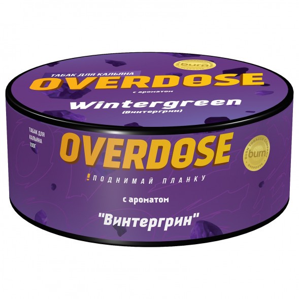 Табак Overdose - Wintergreen (Винтергрин, 100 грамм) купить в Екатеринбурге