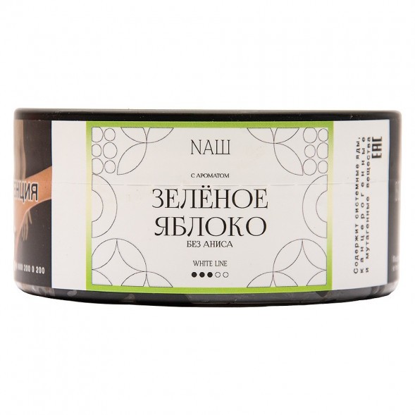 Табак NАШ WHITE - Зелёное Яблоко (100 грамм) купить в Екатеринбурге