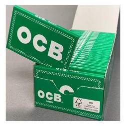 Бумага для самокруток OCB - №8 Double Green (100 штук)