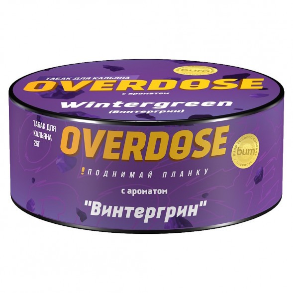 Табак Overdose - Wintergreen (Винтергрин, 25 грамм) купить в Екатеринбурге