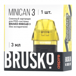 Сменный картридж Brusko - Minican 3 (Жёлтый, без испарителя)