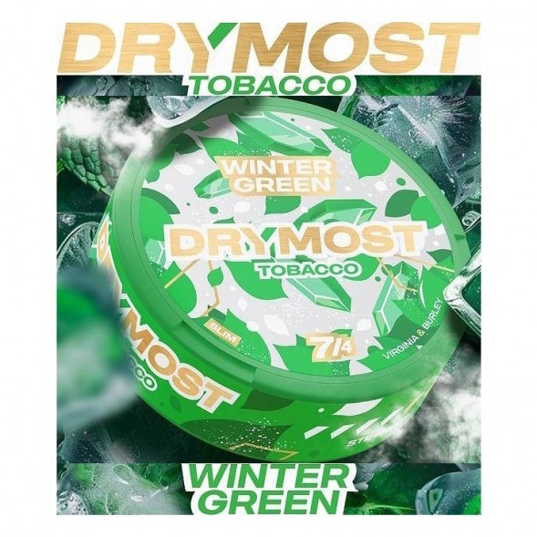 Табак жевательный DryMost - Winter Green (12 грамм) купить в Екатеринбурге