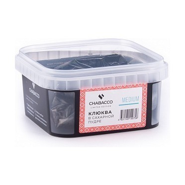 Смесь Chabacco MEDIUM - Cranberries in Sugar (Клюква в Сахарной Пудре, 200 грамм) купить в Екатеринбурге