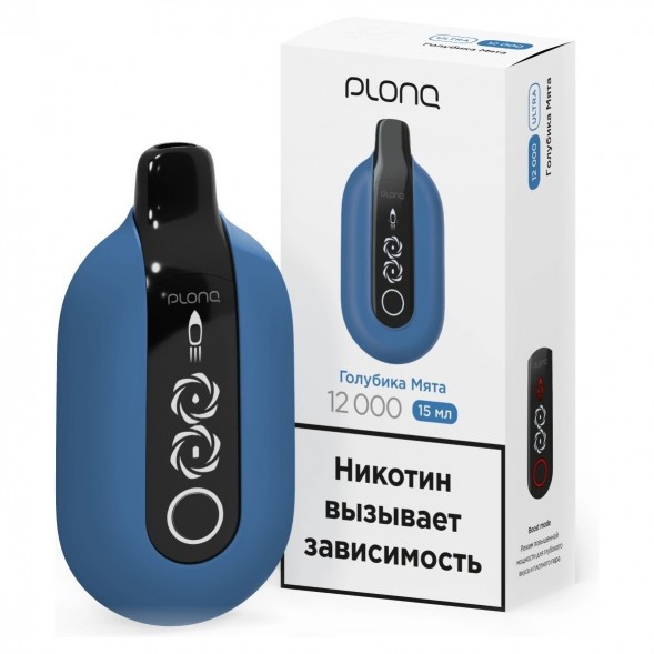 PLONQ ULTRA - Голубика Мята (12000 затяжек) купить в Екатеринбурге