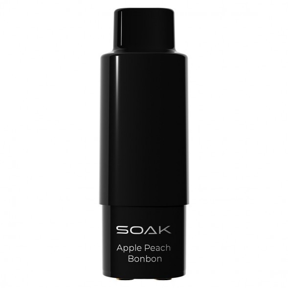 Картридж SOAK Q - Яблоко Персик (Apple Peach Bonbon, 3000 затяжек) купить в Екатеринбурге