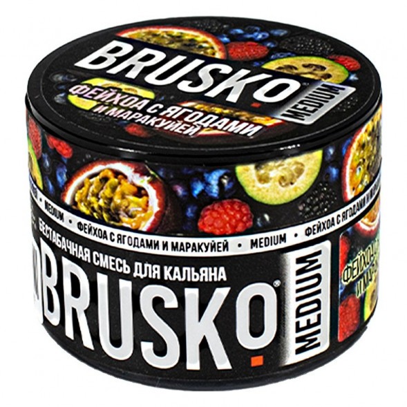 Смесь Brusko Zero - Фейхоа с Ягодами и Маракуйей (250 грамм) купить в Екатеринбурге