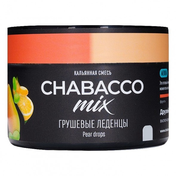 Смесь Chabacco MIX MEDIUM - Pear Drops (Грушевые Леденцы, 40 грамм) купить в Екатеринбурге