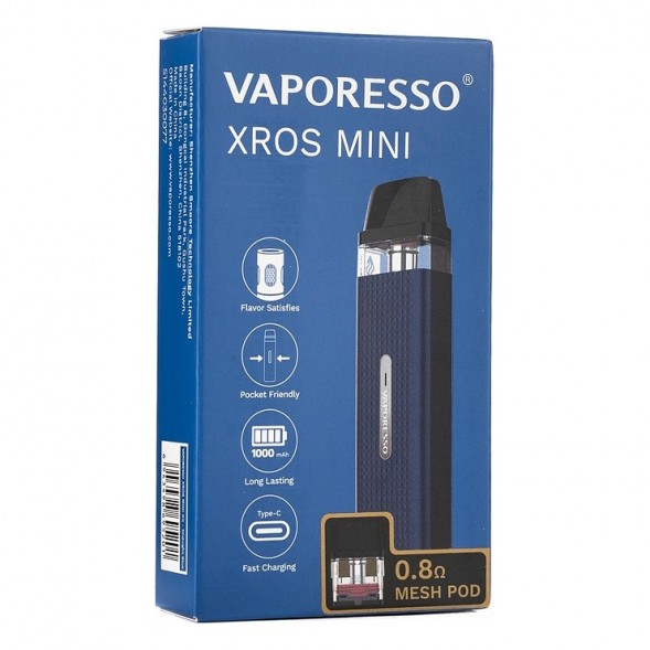 Электронная сигарета Vaporesso XROS Mini - Midnight Blue купить в Екатеринбурге