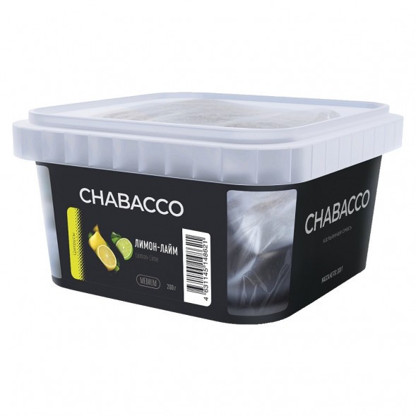 Смесь Chabacco MEDIUM - Lemon-Lime (Лимон - Лайм, 200 грамм) купить в Екатеринбурге