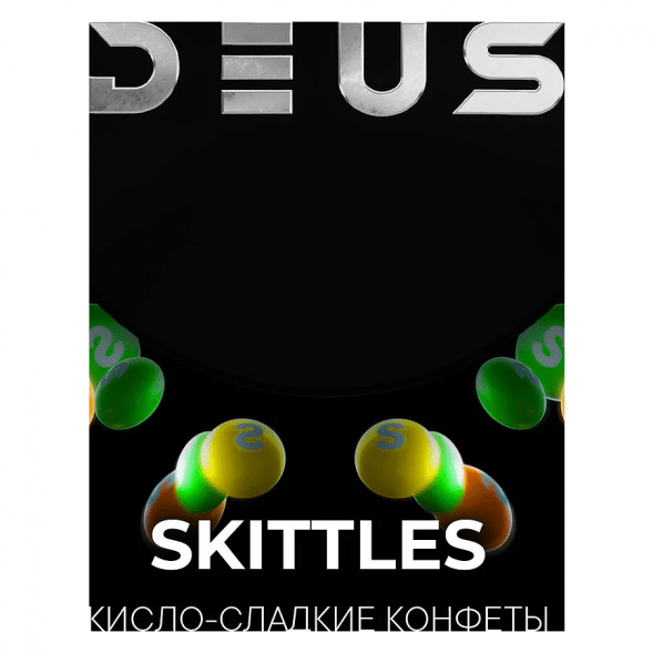 Табак Deus - Skittles (Кисло-Сладкие Конфеты, 250 грамм) купить в Екатеринбурге