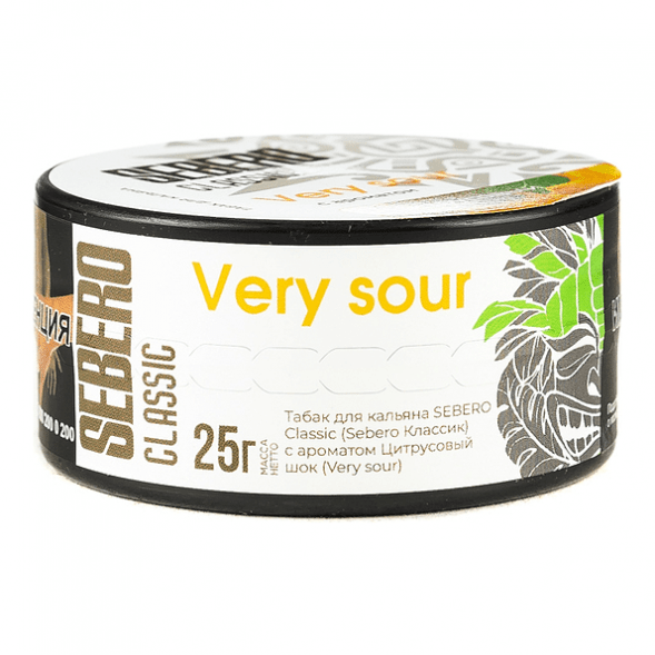 Табак Sebero - Very Sour (Цитрусовый Шок, 25 грамм) купить в Екатеринбурге