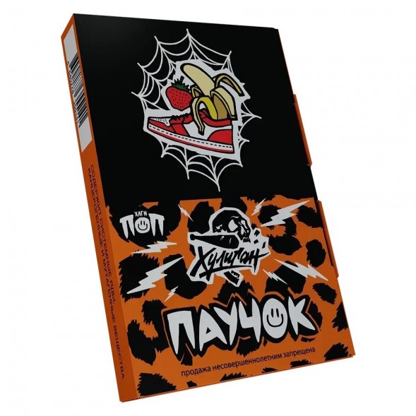 Табак Хулиган - Паучок (Банановая Клубника, 25 грамм) купить в Екатеринбурге