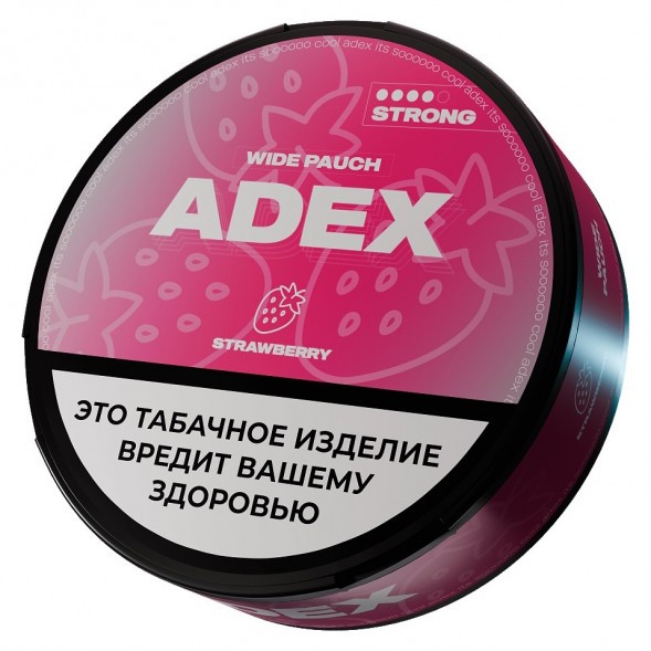 Табак жевательный ADEX STRONG WIDE - Strawberry (Клубника) купить в Екатеринбурге