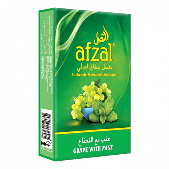 Табак Afzal - Grape with Mint (Виноград с Мятой, 40 грамм) купить в Екатеринбурге