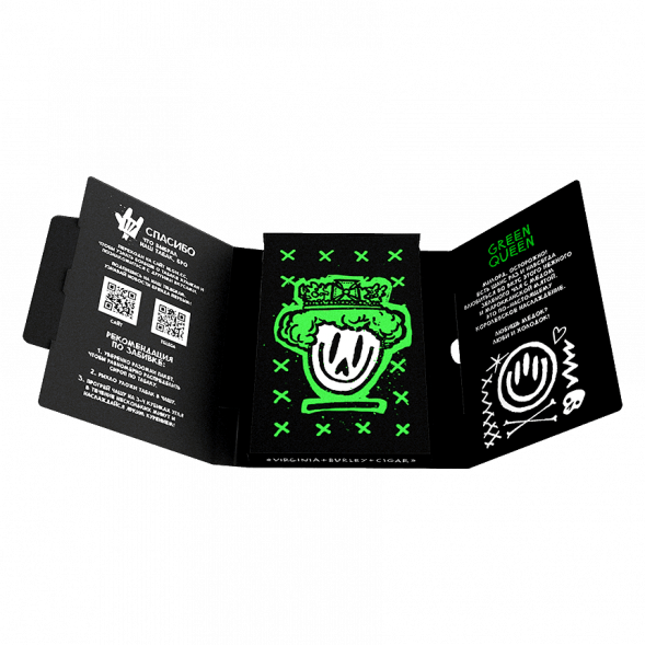 Табак Хулиган - Green Queen (Мятный Чай с Мёдом, 25 грамм) купить в Екатеринбурге