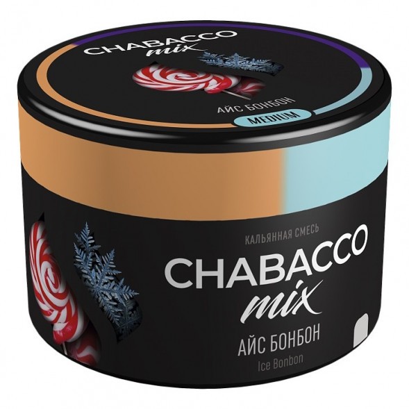 Смесь Chabacco MIX MEDIUM - Ice Bonbon (Айс Бонбон, 40 грамм) купить в Екатеринбурге