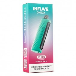 INFLAVE OMEGA - Клюква Мята (Cranberry Mint, 10000 затяжек)