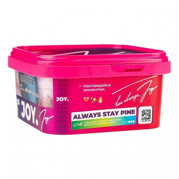 Табак Joy - Always Stay Pine (Эвкалипт, Фейхоа и Хвоя, 200 грамм) купить в Екатеринбурге