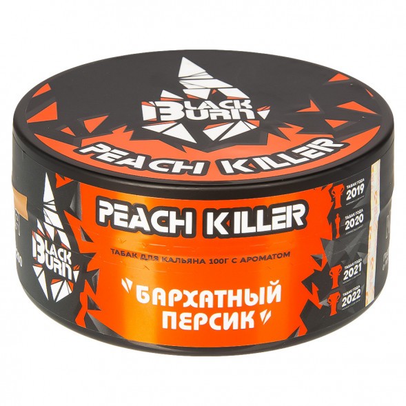 Табак BlackBurn - Peach killer (Персик, 100 грамм) купить в Екатеринбурге