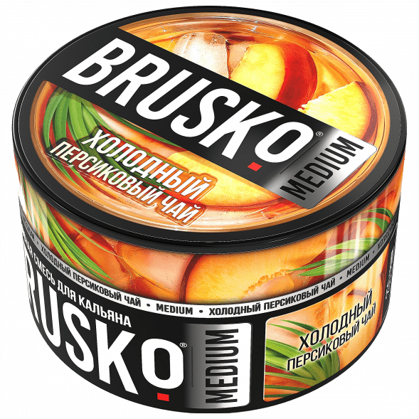 Смесь Brusko Medium - Холодный Персиковый Чай (250 грамм) купить в Екатеринбурге