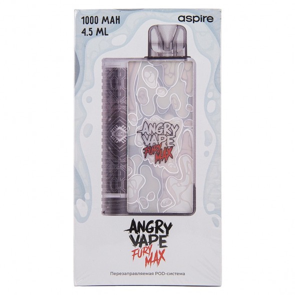 Электронная сигарета Brusko - Angry Vape Fury Max (Белый) купить в Екатеринбурге