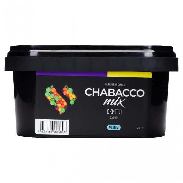 Смесь Chabacco MIX MEDIUM - Skittle (Скиттл, 200 грамм) купить в Екатеринбурге