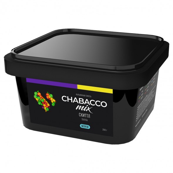 Смесь Chabacco MIX MEDIUM - Skittle (Скиттл, 200 грамм) купить в Екатеринбурге
