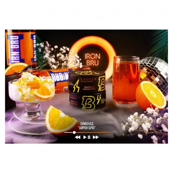 Табак Banger - Iron Bru (Лимонад Айрон Брю, 100 грамм) купить в Екатеринбурге