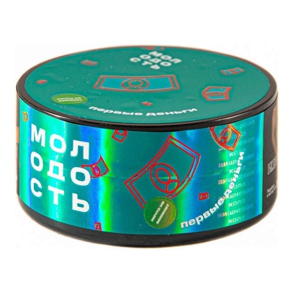 Табак Молодость - Первые Деньги (Вишнёвая Кола, 25 грамм) купить в Екатеринбурге