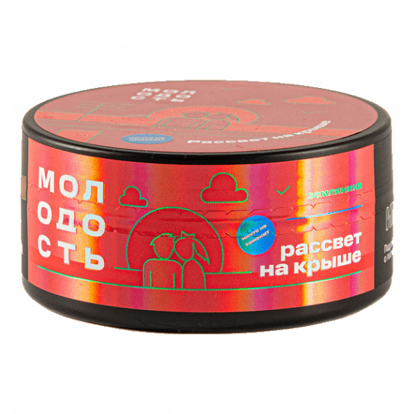 Табак Молодость - Рассвет на Крыше (Земляника, 200 грамм) купить в Екатеринбурге