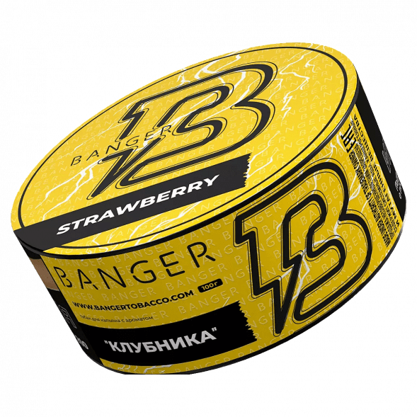 Табак Banger - Strawberry (Клубника, 100 грамм) купить в Екатеринбурге