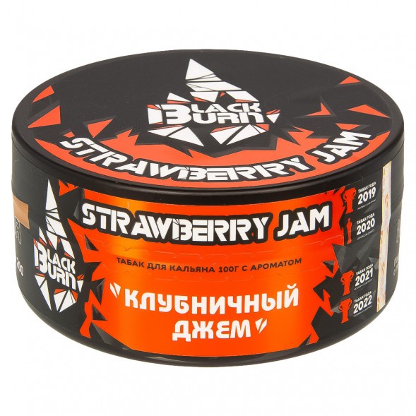 Табак BlackBurn - Strawberry jam (Клубничное Варенье, 100 грамм) купить в Екатеринбурге
