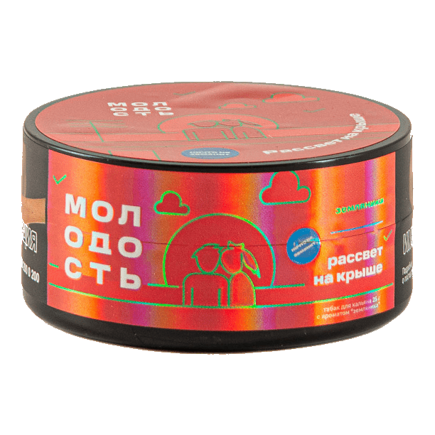 Табак Молодость - Рассвет на Крыше (Земляника, 25 грамм) купить в Екатеринбурге