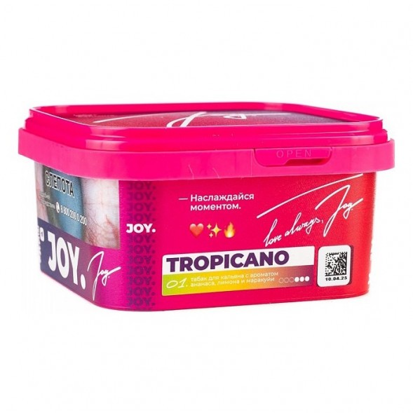 Табак Joy - Tropicano (Ананас, Лимон и Маракуйя, 200 грамм) купить в Екатеринбурге