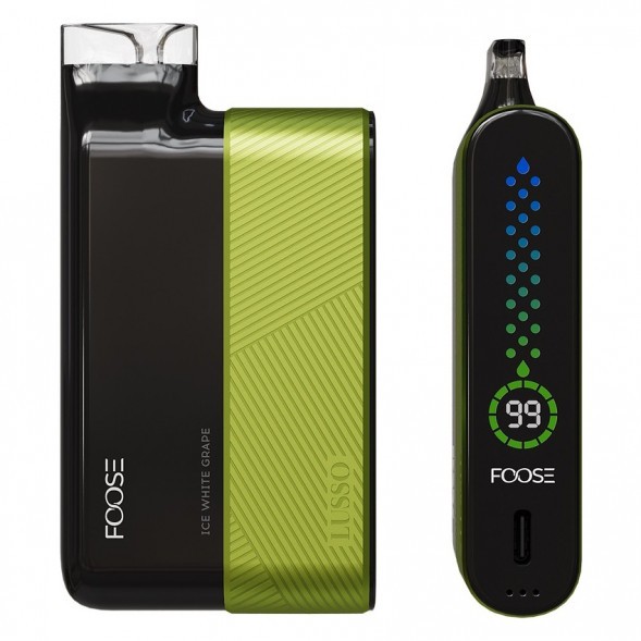 FOOSE LUSSO - Ледяной Белый Виноград (Ice White Grape, 10000 затяжек) купить в Екатеринбурге