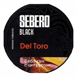 Табак Sebero Black - Del Toro (Бабл гам с Цитрусом, 200 грамм)
