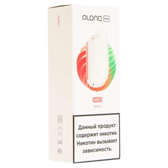 PLONQ MAX - Арбуз (6000 затяжек) купить в Екатеринбурге