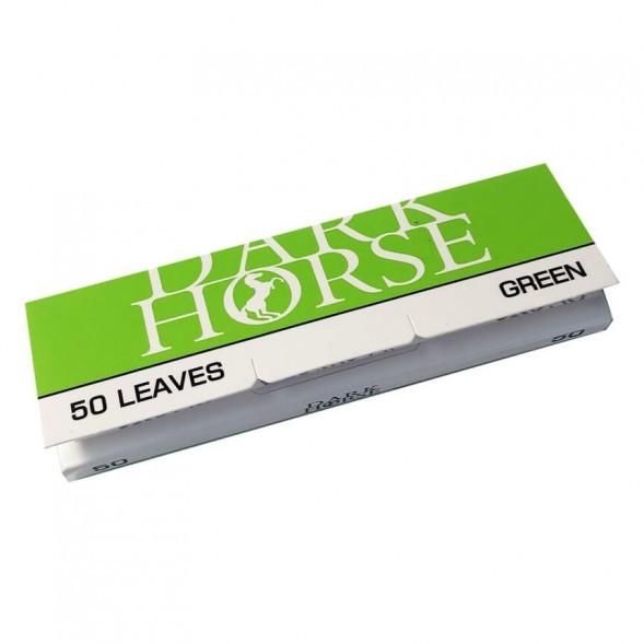 Бумага для самокруток DarkHorse - Regular Green (70х37 мм, 50 штук) купить в Екатеринбурге