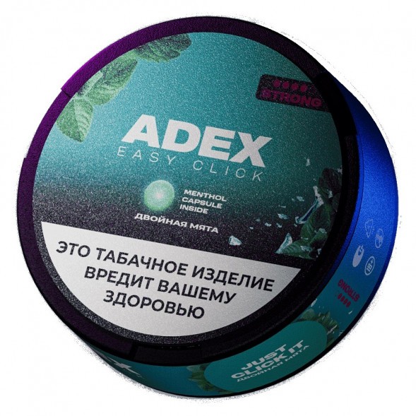 Табак жевательный ADEX ULTRA STRONG WIDE Click - Двойная Мята купить в Екатеринбурге