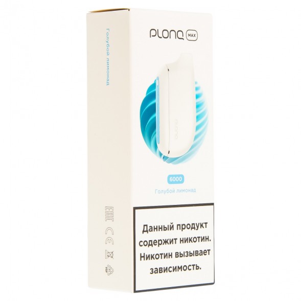 PLONQ MAX - Голубой Лимонад (6000 затяжек) купить в Екатеринбурге