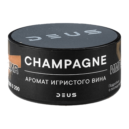 Табак Deus - Champagne (Игристое Вино, 20 грамм) купить в Екатеринбурге