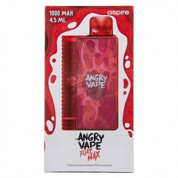 Электронная сигарета Brusko - Angry Vape Fury Max (Красный) купить в Екатеринбурге