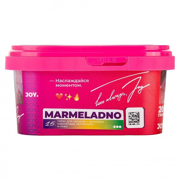 Табак Joy - Marmeladno (Мармелад, Земляника и Киви, 200 грамм) купить в Екатеринбурге