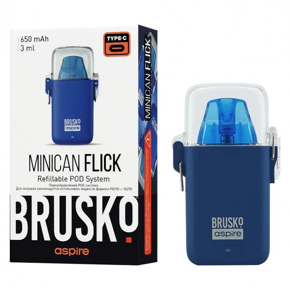 Электронная сигарета Brusko - Minican Flick (Синий) купить в Екатеринбурге
