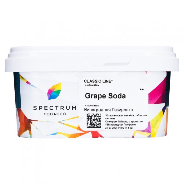 Табак Spectrum - Grape Soda (Виноградная Газировка, 200 грамм) купить в Екатеринбурге