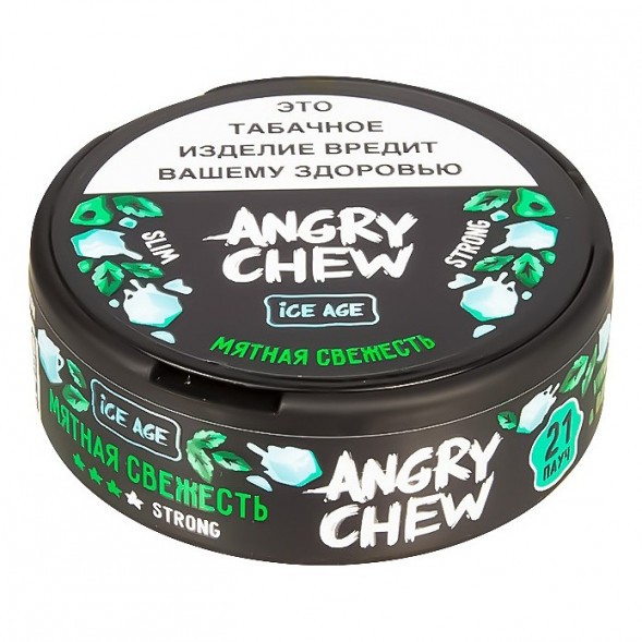 Табак жевательный Angry Chew Slim Strong - Мятная Свежесть (12 грамм) купить в Екатеринбурге