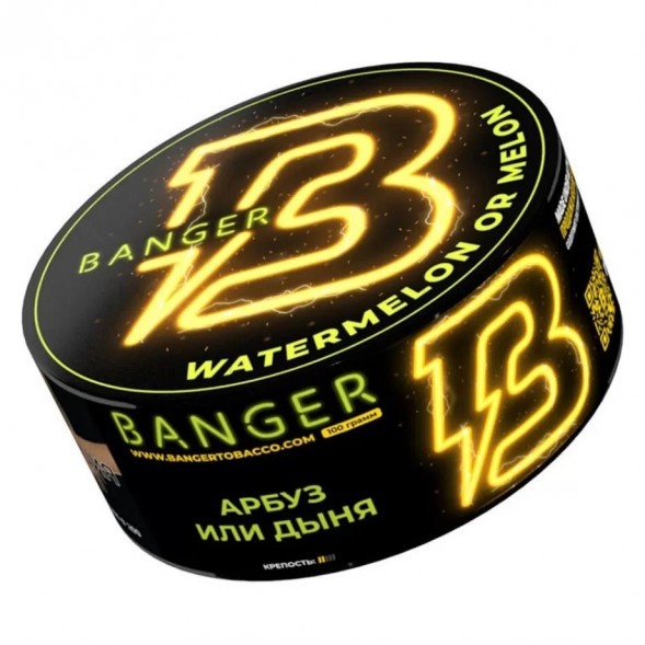 Табак Banger - Watermelon or Melon (Арбуз или Дыня, 100 грамм) купить в Екатеринбурге